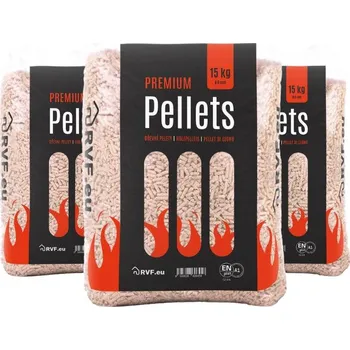 Tuhé palivo RVF dřevěné pelety ENplus A1 paleta 825 kg