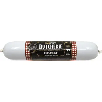 Krmivo pro psa LYOPET Butcherie Beef sausage 800 g