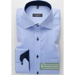 Košile Eterna Comfort Fit Pinpoint modrá velikost: 48, délka rukávu: prodloužený rukáv