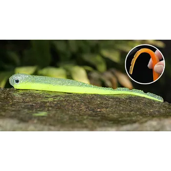 Umělá nástraha Velký smáček REDBASS BIG SNAKE XXL - Signal Yellow G - UV COLOR