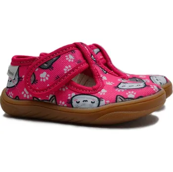 Chlapecká obuv Barefoot bačkory MILAMI 1-ZAC52-02A kočky Velikost: 24
