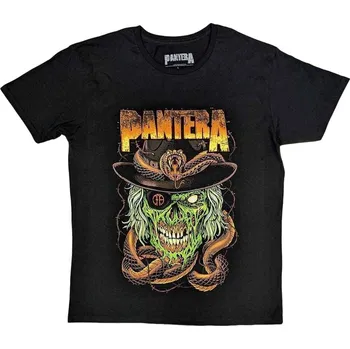 Pánské tričko Pantera Snake & Skull Black S Tričko