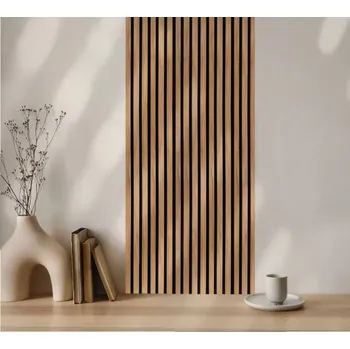 Obklad In-Design Voděodolný akustický obkladový panel COLETTE dub medový/černá 29 x 2,1 cm