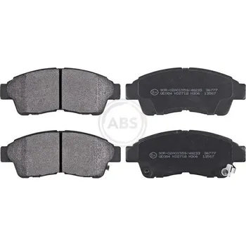 Brzdová destička Sada brzdových destiček, kotoučová brzda A.B.S. 36777