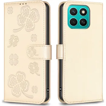 Pouzdro na mobilní telefon Clover knížkové pouzdro na Honor X8c - zlaté