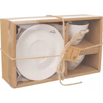 2x Šálek NA KÁVU espresso sada šálků ANDĚL