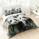 Blancheporte Povlečení Bambus, bavlna šedá/černá povlak na polštář 65x65 cm