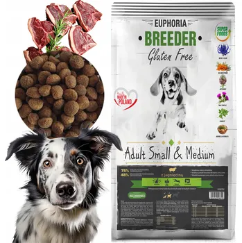 Krmivo pro psa Biofeed EUPHORIA BEZ LEPKU Jehněčí pro dospělé psy středních plemen 15 kg