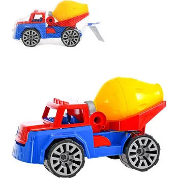 Hračka na písek Auto barevné stavební 30cm domíchávač betonu funkční volný chod na písek | 25