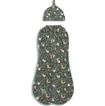 Zavinovačka Zavinovačka Sleepee Second Step Swaddle s čepičkou zdarma Green Forest