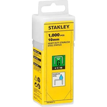 Hřebík STANLEY TRA706SST-0 spony 10mm typ G, HEAVY DUTY, nerez, bal.1000ks