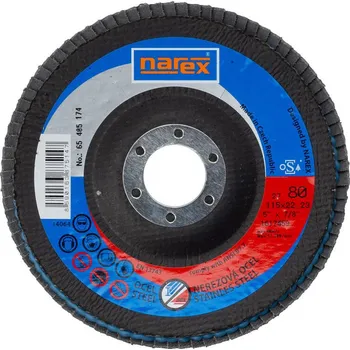 Příslušenství k brusce NAREX 65405174 Kotouč lamelový 115mm P80 LK 27 ZA