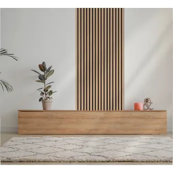 In-Design Voděodolný akustický obkladový panel COLETTE dub přírodní/černá 29 x 2.1 cm