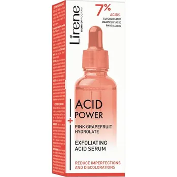 Pleťové sérum LIRENE AP Exfoliační sérum s hydrolátem z grapefruitu, 30 ml