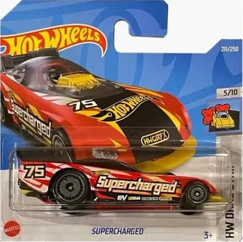 auto na autodráhu Hot Wheels Supercharged červený