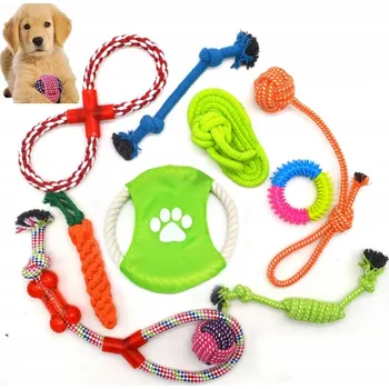 Hračka pro psa Provazy a kroužky pro psy SZNUR DLA MAŁEGO PSA SZCZENIAKA hračka přetahovadlo hračka pro psy
