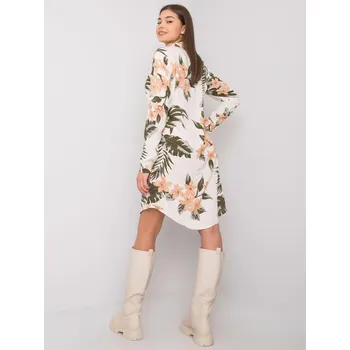 Dámské šaty Šaty TO KS 1120 9.26 světle béžová S