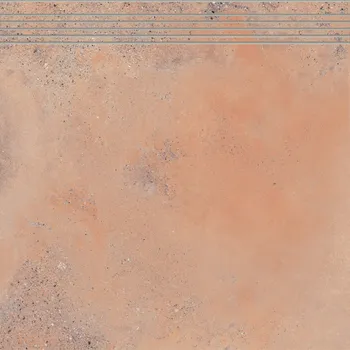 Obklad Craft, DCP62892, schodovka, 60x60cm, hnědočervená