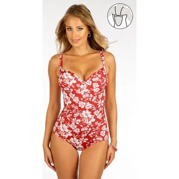 Dámské plavky Jednodílné plavky s hlubokými košíčky 6F204 LITEX 44