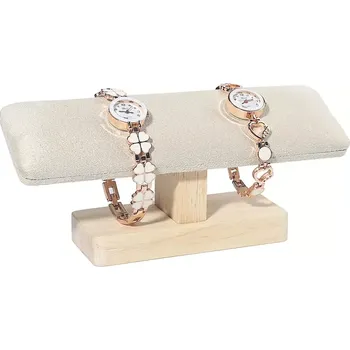 Šperkovnice Stojánek, dekolt na náramky, šikmý bílý (DRD14B)