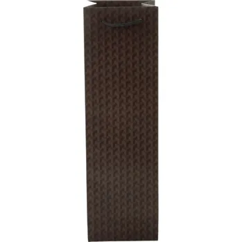 Dárková taška Dárková Taška taška na víno Brown Cube úzká