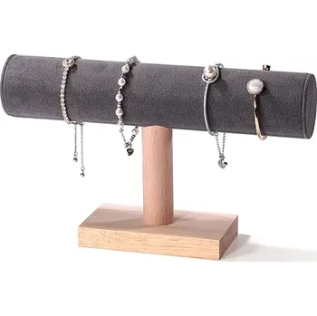 Šperkovnice Stojánek, dekolt na náramky, 1x válec šedý (DRD13S)