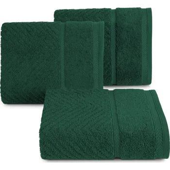 Ručník BAVLNĚNÝ RUČNÍK KALIA8 50X90 CM TMAVĚZELENÁ