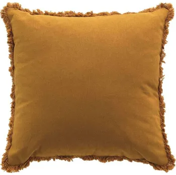 Polštář Blancheporte Jednobarevný polštář s třásněmi oříšková