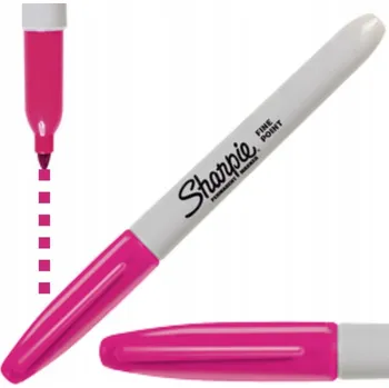 Permanentní popisovač růžový Sharpie tenký popisovač růžový fix 1 ks
