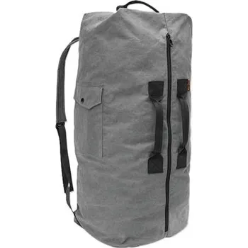 Volcom cestovní taška Ruckstone Duffle Grey | Šedá | Objem 84 L | 100% bavlna