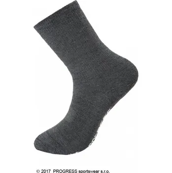 ponožky Progress MANAGER merino šedé Varianta: 3-5
