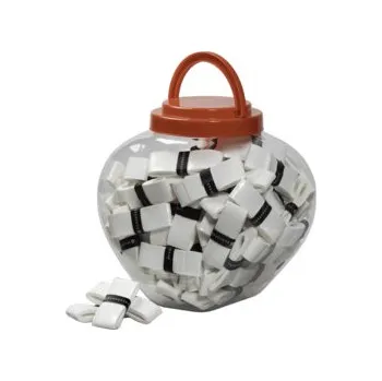 Oxdog SUPERTECH OVERGRIP 100 PACK White Set padelových omotávek bílá, 100 ks