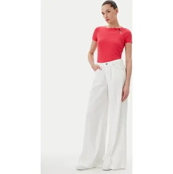 Dámské tričko DKNY T-Shirt P51H8APJ Korálová Regular Fit S