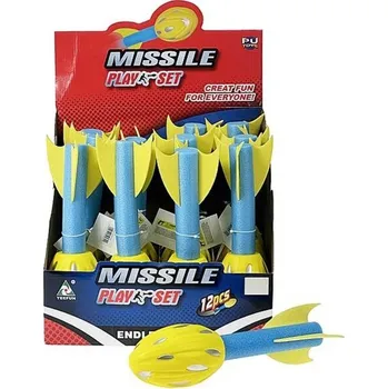 Dětská zbraň Pěnová vrhací raketa ADAR FOAM THROWING ROCKET UNI Mix