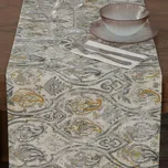 ArtFir Běhoun BOCONO | hořčičná/šedá 40 x 180 cm