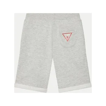 Dámské kraťasy Guess Šortky z materiálu L93Q25 KAUG0 Šedá Regular Fit 7Y