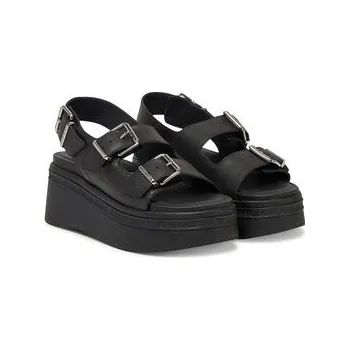 Dámské sandále Tommy Jeans Sandály Tjw Wedge Sandal EN0EN02774 Černá 40