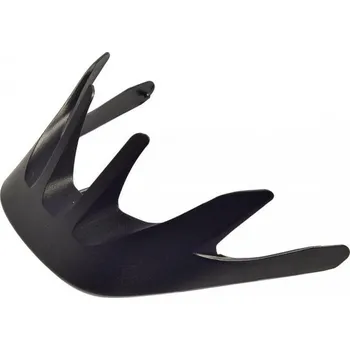 Cyklistická přilba náhradní štítek pro přilbu MAXBIKE QUBE matný černý