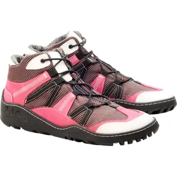 Pánská sportovní obuv ZAQQ RUQQ Waterproof 37-43 NAPPA/VELUR/MEMBRANE Hlazená i broušená kůže, nepromokavá podšívka Růžová 39