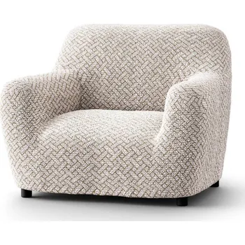 Napínací potah Blancheporte Bipružný žabičkovaný potah na křeslo a pohovku, mikrovlákno béžová křeslo