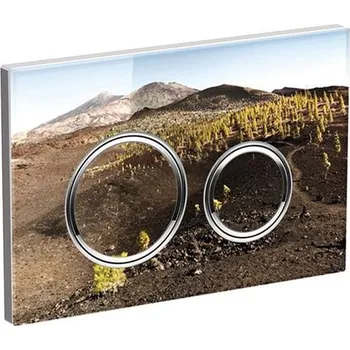 Geberit Sigma50 ovládací tlačítko, pro 2 množství splachování, zakázková/chrom lesk