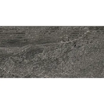 Dlažba Core, DCPSR875, schodovka, 30x60cm, černá