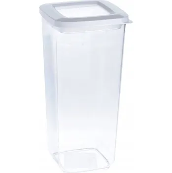 Dóza na potraviny NÁDOBA NA POTRAVINY vzduchotěsná s bílým víkem 1,7 l