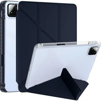 Pouzdro na tablet Origami chytré polohovací pouzdro na tablet Xiaomi Pad 7/7 Pro - tmavěmodré