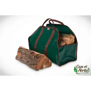 Taška na dřevo 54x28x40 cm – stylové přenášení dřeva ke krbu!