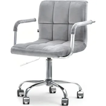 Křeslo Mebel Partner Elita (šedá + chromová)