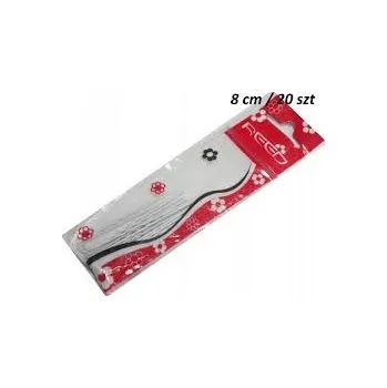 REED Sponky vlásenky na drdol bílé 8 cm / 20 kusů 7265B