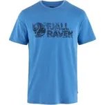 Fjällräven Lush Logo T-Shirt Men UN Blue modrá S