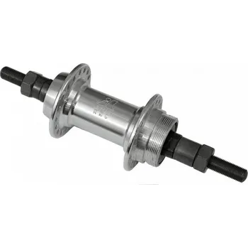 Náboj kola náboj zadní Al Joytech stříbrný 36děr pevná osa