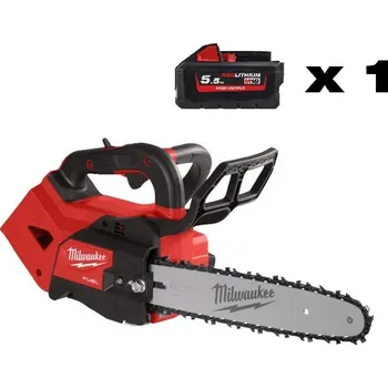 Motorová pila M18 FUEL™ řetězová pila s horní rukojetí 30cm Milwaukee M18 FTHCHS30-0 PROMO baterie 5,5Ah zdarma
